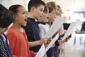 singing helps reading