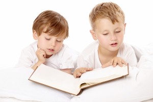 reading children