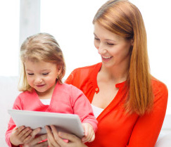 family-reading-mom-red-pink-flipped