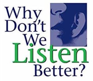 Book review Why don't we listen better