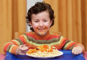 Dealing with mealtime messes
